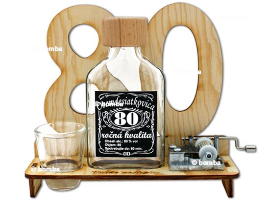 Značka na výročí 80 let s flašinetem SK