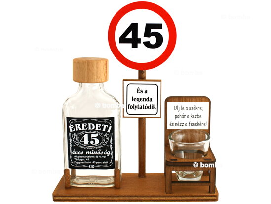Dopravní značka 45 let HU