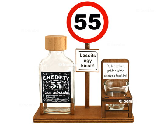 Dopravní značka 55 let HU