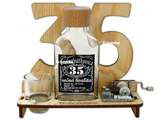 Značka na výročí 35 let s flašinetem SK