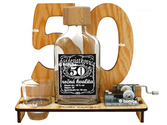 Značka na výročí 50 let s flašinetem SK