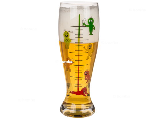 XXL sklenice na pivo - stupně pití