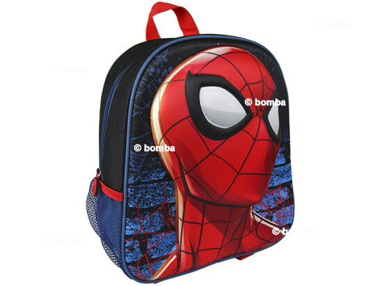 Černý 3D batoh Spiderman