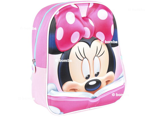 Dívčí 3D batoh Minnie Mouse s knížkou
