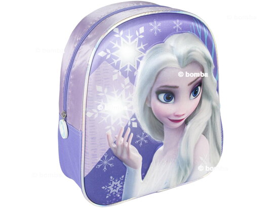 Dětský 3D blikající batoh Frozen II Elsa