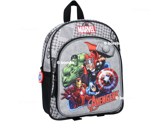 Šedý batoh Marvel Avengers Safety Shield II