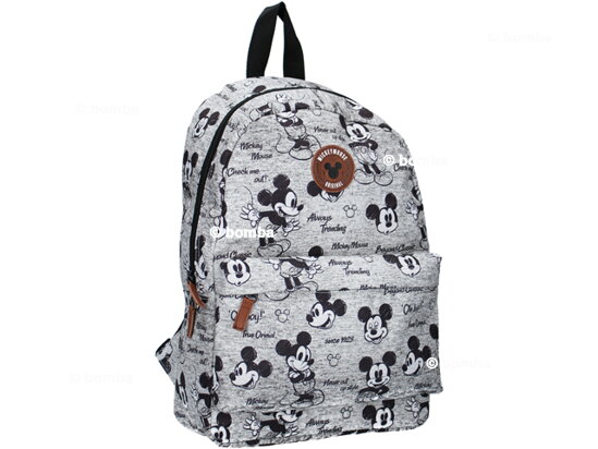 Šedý chlapecký batoh Mickey Mouse