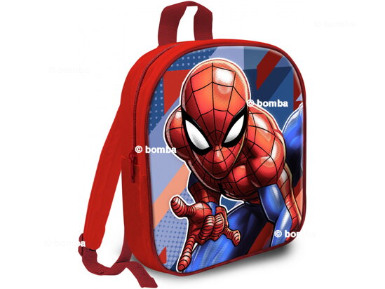 Červený dětský batoh Spiderman