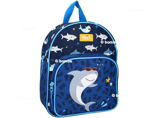 Modrý dětský batoh Žralok