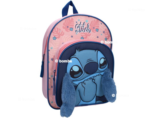Růžový dětský batoh Stitch Likewise