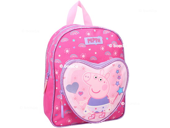 Růžový batoh Peppa Pig Heart