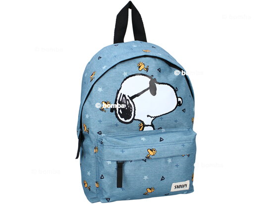 Dětský modrý batoh Snoopy