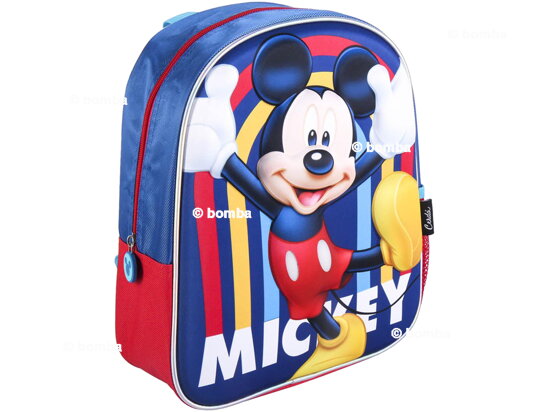 Dětský 3D blikající batoh Mickey Mouse