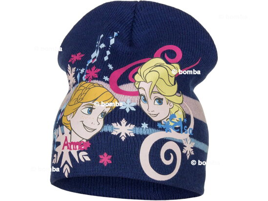 Modrá čepice Frozen II - Anna a Elsa - velikost 52