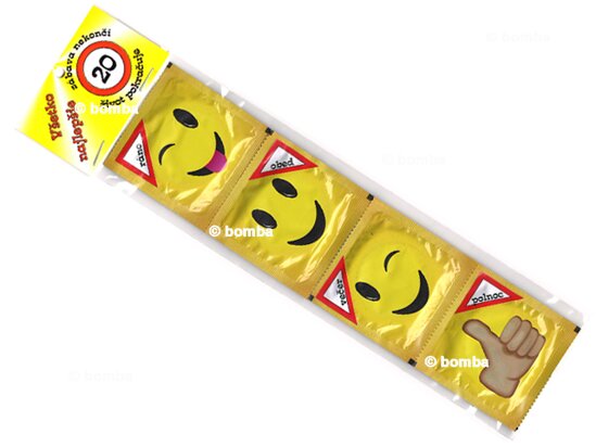 Narozeninové kondomy k 20