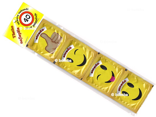 Narozeninové kondomy k 40