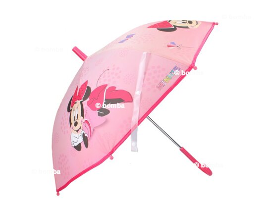 Růžový deštník Minnie Mouse