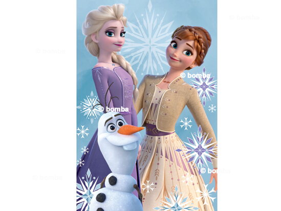 Dětská deka Ledové království Anna, Elsa a Olaf