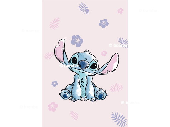 Růžová dětská deka Lilo a Stitch