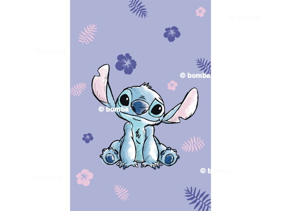 Fialová dětská deka Lilo a Stitch
