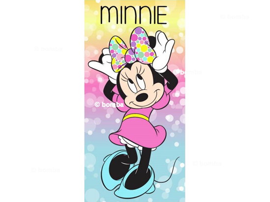 Barevná dětská osuška Minnie Mouse