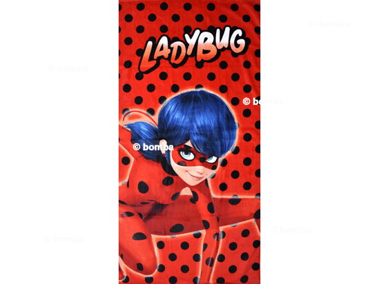 Plážová osuška Miraculous Ladybug Dots