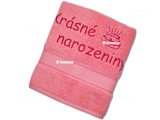 Narozeninová osuška pro ženu