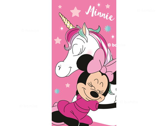 Dívčí osuška Minnie Mouse s jednorožcem