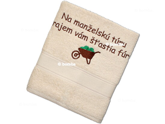 Svatební osuška s kolečkem II SK