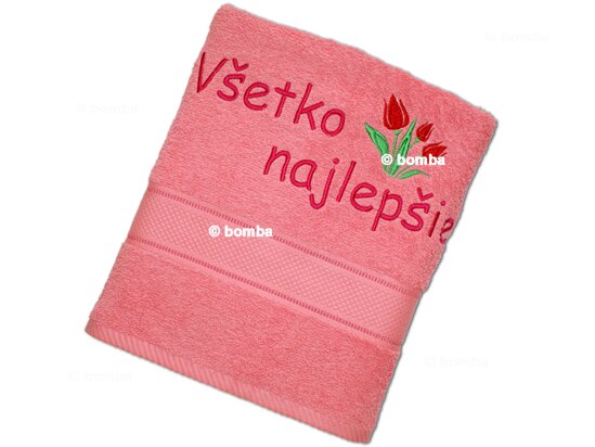 Osuška Všechno nejlepší pro ženu SK