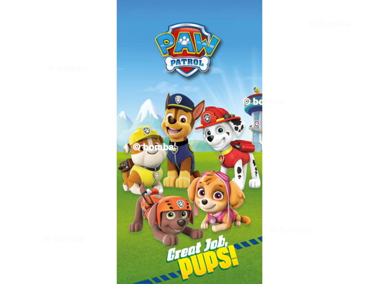 Dětská osuška Paw Patrol Great Job