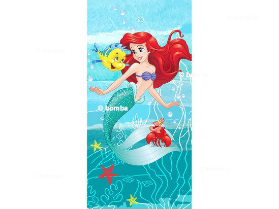 Plážová osuška Disney Princess Ariel