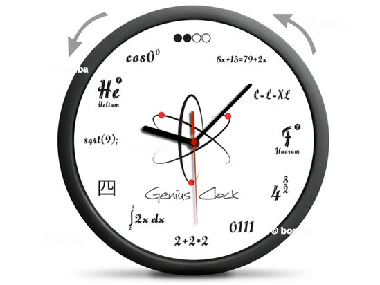Nástěnné hodiny pro génie