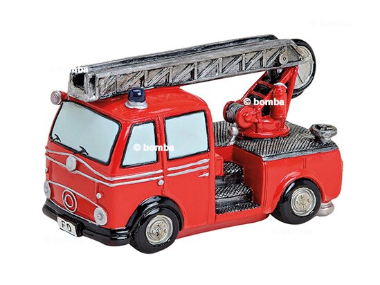 Pokladnička ve tvaru hasičského auta
