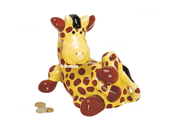 Keramická pokladnička Žirafa I