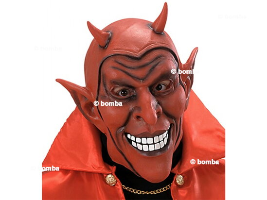 Maska veselý červený Ďábel