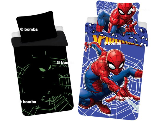 Svítící ložní povlečení Spiderman