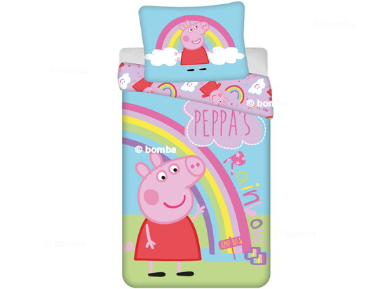 Ložní povlečení Peppa Pig Rainbow