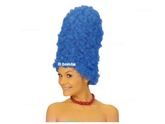 Paruka Marge  Simpson modrá