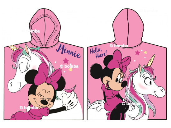 Dětské pončo Minnie Mouse - Jednorožec