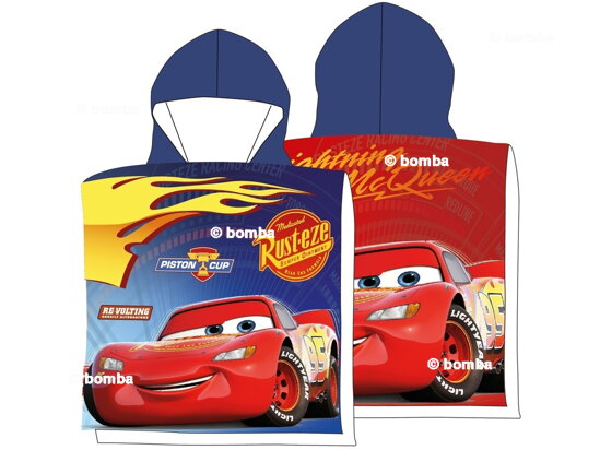 Dětské pončo Auta Piston Cup