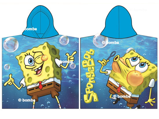 Dětské pončo SpongeBob v šortkách