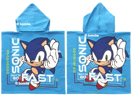 Dětské pončo Ježek Sonic