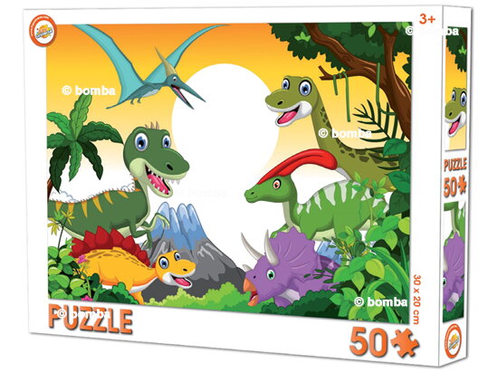 Puzzle pro děti Dinosauři - 50 dílků