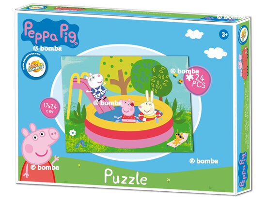 Puzzle Peppa Pig - 24 dílků
