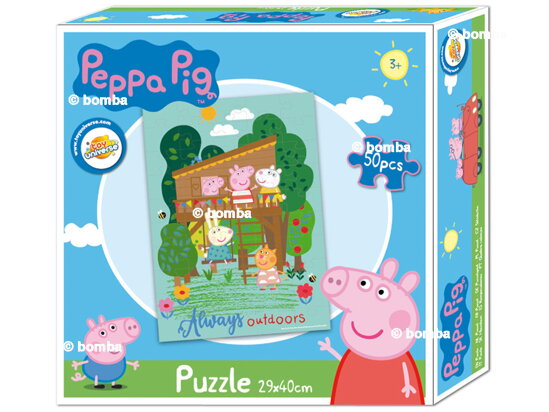 Puzzle Peppa Pig - Always outdoor - 50 dílků