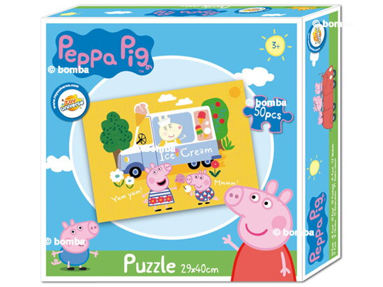 Puzzle Peppa Pig - Ice Cream - 50 dílků