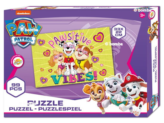 Puzzle Tlapková Patrola Pawsitive Vibes - 99 dílků