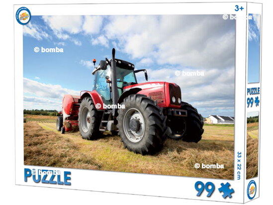 Puzzle pro děti Traktor - 99 dílků