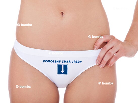 Kalhotky Povolený směr jízdy SK - velikost XL